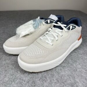 REEF BRAND NEW Shoreline Del Mar Shoes Tan White Navy Red Men's Size 9.5